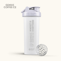 Genius Coffee Co x BlenderBottle® Protein Shaker